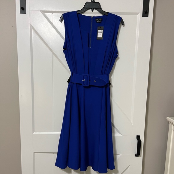 NWT City Chic Vintage Veronica Dress size S16 - Picture 3 of 6